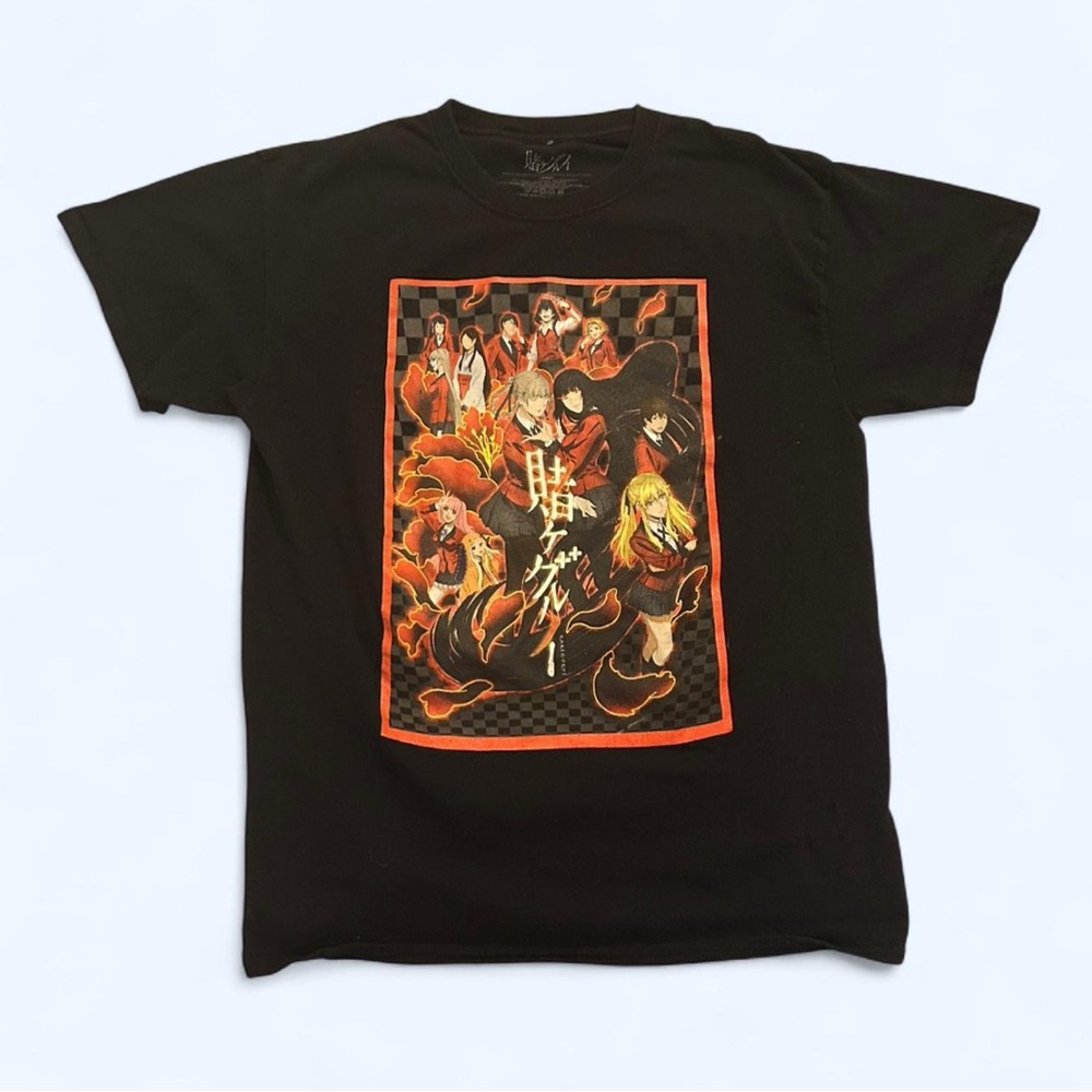 Black and Red Short Sleeve Kakegurui Tee